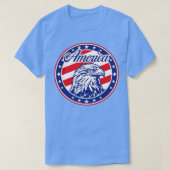 AMERIKANISCHES EAGLE BUTTON T-Shirt (Design vorne)