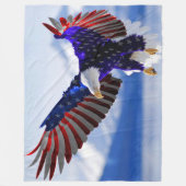 Amerikanisches Eagle Fleecedecke (Vorderseite)