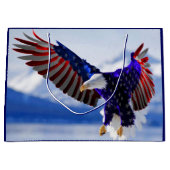 Amerikanisches Eagle Große Geschenktüte (Vorderseite)