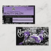 amerikanisches empfehlungskarte (Vorne/Hinten)