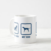 Amerikanisches EnglischCoonhound Kaffeetasse (Vorderseite Links)