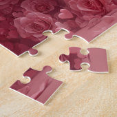 Amerikanisches Eskimo mit Rose - Valentinstag Puzzle (Seite)