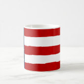 Amerikanisches Fahne im amerikanischen Stil Kaffeetasse (Mittel)
