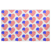 Amerikanisches Fahnenherz Stoff (Fat Quarter (45,7 x 55,9 cm))
