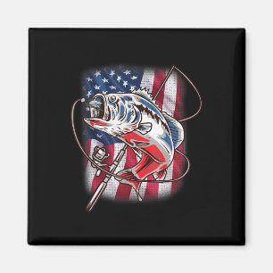 Amerikanisches Flagge Angel-Shirt Vintage USA B Fi Magnet