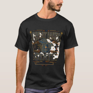 Amerikanisches Flagge-Angler-Geschenk Cool Fisher T-Shirt
