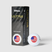 Amerikanisches Flaggen-Design Golfball (Verpackungen)