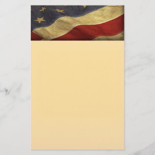 Amerikanisches Flaggen-Schreibwarenset in Not Briefpapier