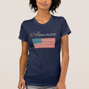 Amerikanisches Flaggen-T-Shirt T-Shirt