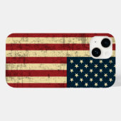Amerikanisches Flaggenalter erschüttert Case-Mate iPhone Hülle (Rückseite (Horizontal))