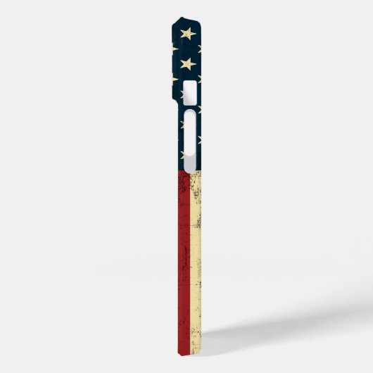 Amerikanisches Flaggenalter erschüttert Case-Mate iPhone Hülle (Rückseite / Links)