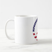 AMERIKANISCHES FLAGGENFRIEDENSSIGNAL KAFFEETASSE (Links)