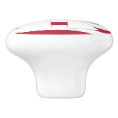 AMERIKANISCHES FLAGGENFRIEDENSSIGNAL KERAMIKKNAUF (Seitenansicht)