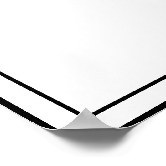 Amerikanisches Flaggenherz Poster (Ecke)