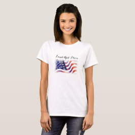 Amerikanisches Flaggenland, das ich Liebe Patrioti T-Shirt