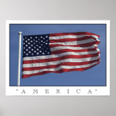 amerikanisches Flaggenposter Poster (Vorne)