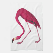 Amerikanisches Flamingoküchen-Teetuch