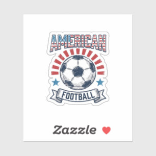 Amerikanisches Football-Vintage-Fußball-Shirt-Desi Aufkleber