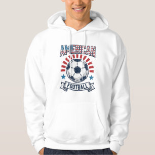 Amerikanisches Football-Vintage-Fußball-Shirt-Desi Hoodie