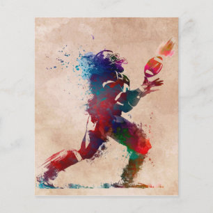 Amerikanisches Footballspiel Flyer