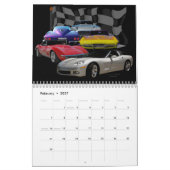 amerikanisches Frisierte Auto Kalender (Feb 2027)