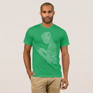 Amerikanisches Gebet (Kelly mit Weiß) T-Shirt