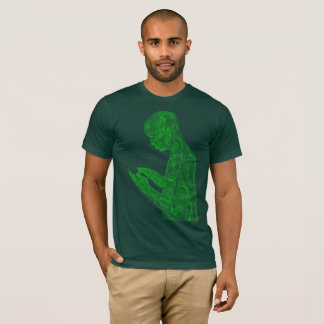 Amerikanisches Gebet (Wald mit Neongrün) T-Shirt