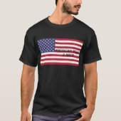 Amerikanisches geborenes u. gezüchtet T-Shirt (Vorderseite)