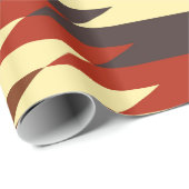 amerikanisches gebürtiges traditionelles Motiv des Geschenkpapier (Rolleneckpunkt)