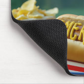 Amerikanisches Geburtstags-Picknick Mousepad (Ecke)