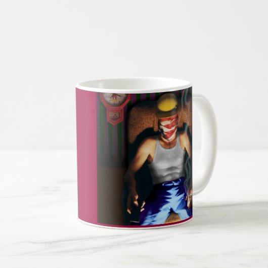 Amerikanisches gemachtes Tassen-Rot Kaffeetasse (VorderseiteRechts)