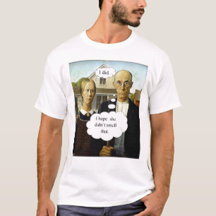 Amerikanisches gotisches Poot T-Shirt