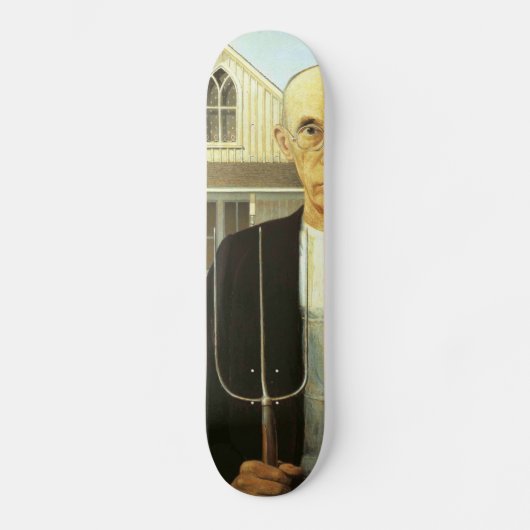Amerikanisches gotisches skateboard (Vorderseite)