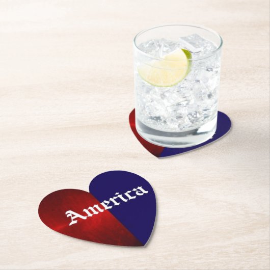 AMERIKANISCHES HERZ UNTERSETZER (Vor Ort)