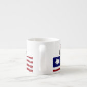 Amerikanisches Herzland Kitty Espressotasse (Rückseite)