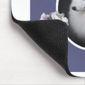 Amerikanisches hübsches Eskimogesicht Mousepad (Ecke)