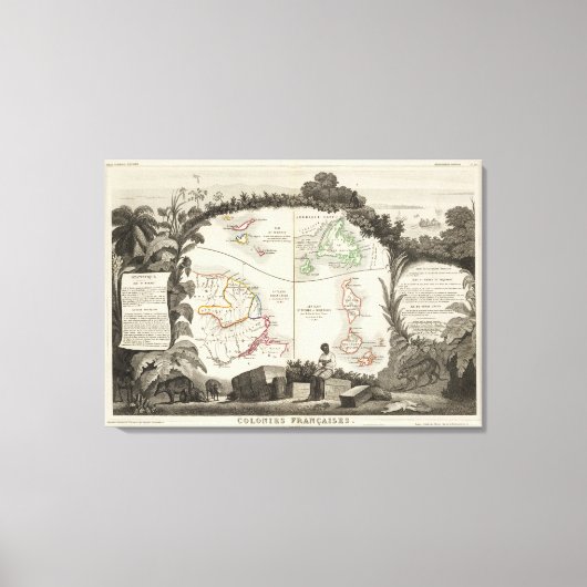 amerikanisches Imperium Leinwanddruck (Vorderseite)