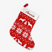 Amerikanisches Kleiner Weihnachtsstrumpf (Vorderansicht (hängend))