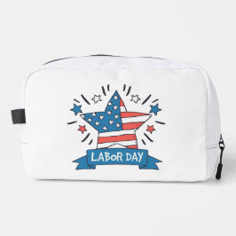 Amerikanisches Labor Day Kreativillustrationsdesig Waschbeutel