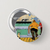 Amerikanisches Linienposter Button (Vorne & Hinten)