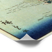 Amerikanisches Marineschiff in einem japanischen H Poster (Ecke)