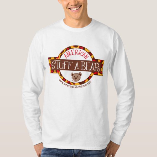 Amerikanisches Material ein Bär T-Shirt (Vorderseite)