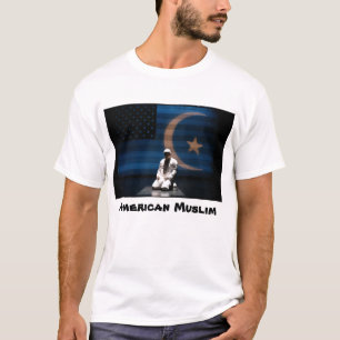 Amerikanisches moslemisches T-Shirt