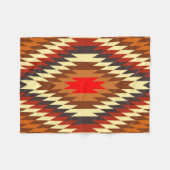 amerikanisches Motiv traditioneller ethnischer Kos Fleecedecke (Vorderseite (Horizontal))