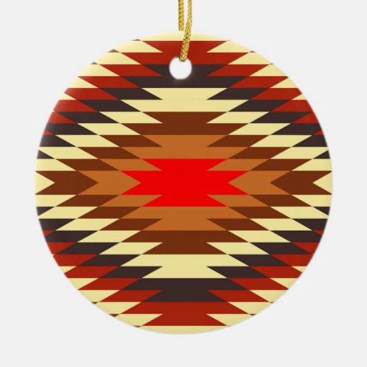 amerikanisches Motiv traditioneller ethnischer Kos Keramik Ornament (Vorne)