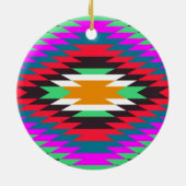 amerikanisches Motiv traditioneller ethnischer Kos Keramik Ornament (Hinten)