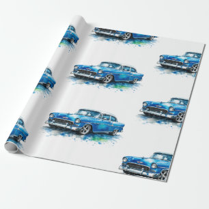 Amerikanisches Muscle-Car-Geschenkpapier Geschenkpapier