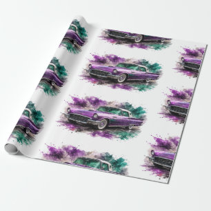 Amerikanisches Muscle-Car-Geschenkpapier Geschenkpapier