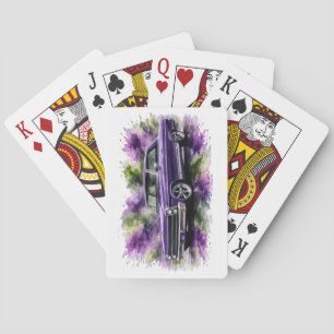 Amerikanisches Muscle Car Spielkarten