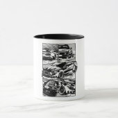 AMERIKANISCHES MUSKELAUTO TASSE (Zentrum)